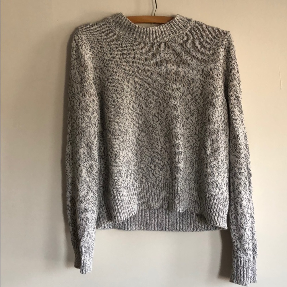 Cowl neck gap sweater